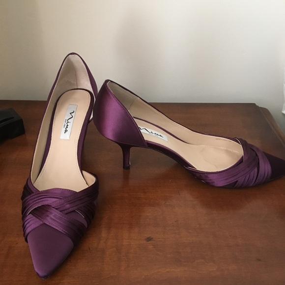 Nina Shoes - Purple dress shoes